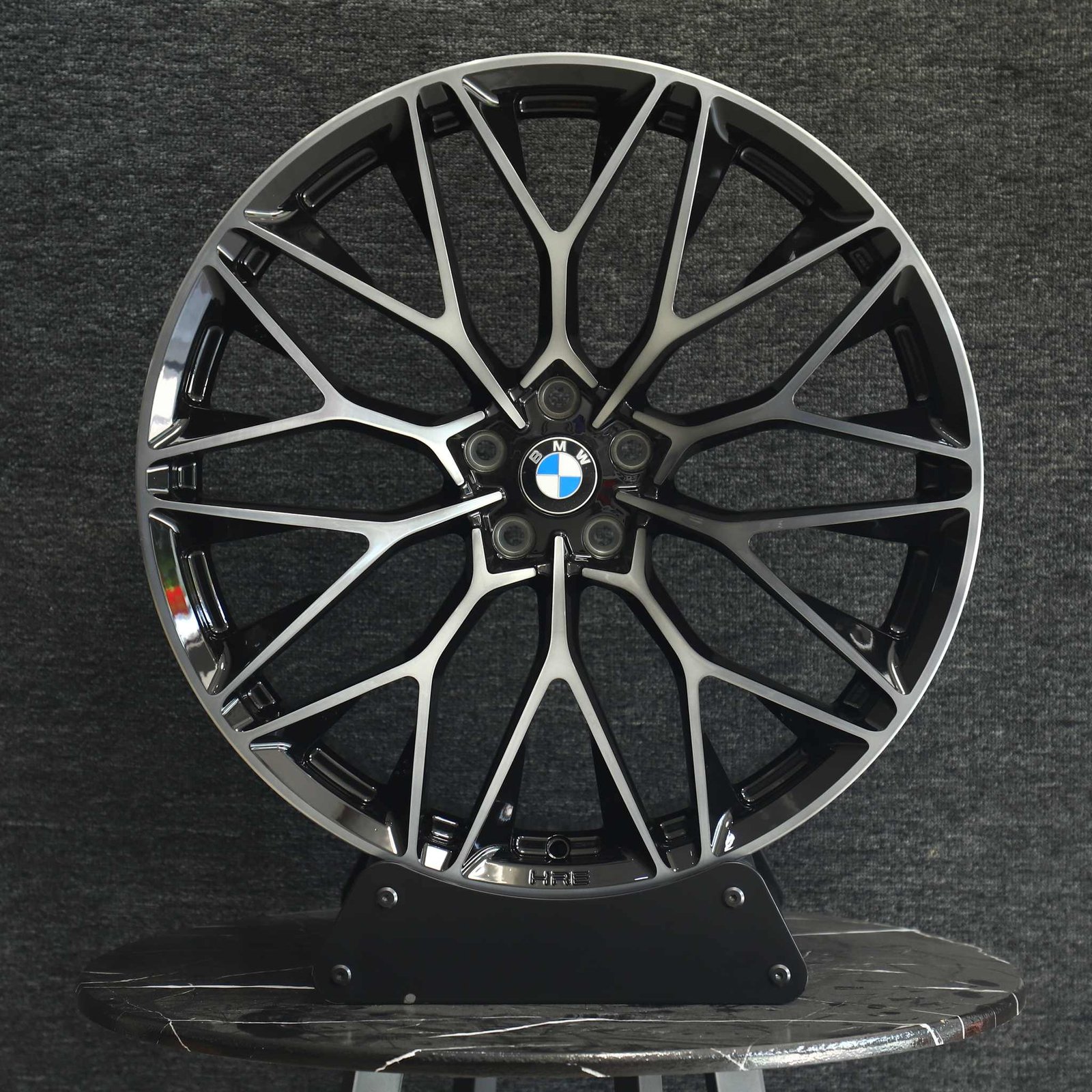 Tesla Model 3 wheels – Finish Machined Face (Vossen HF-2-Style), front view