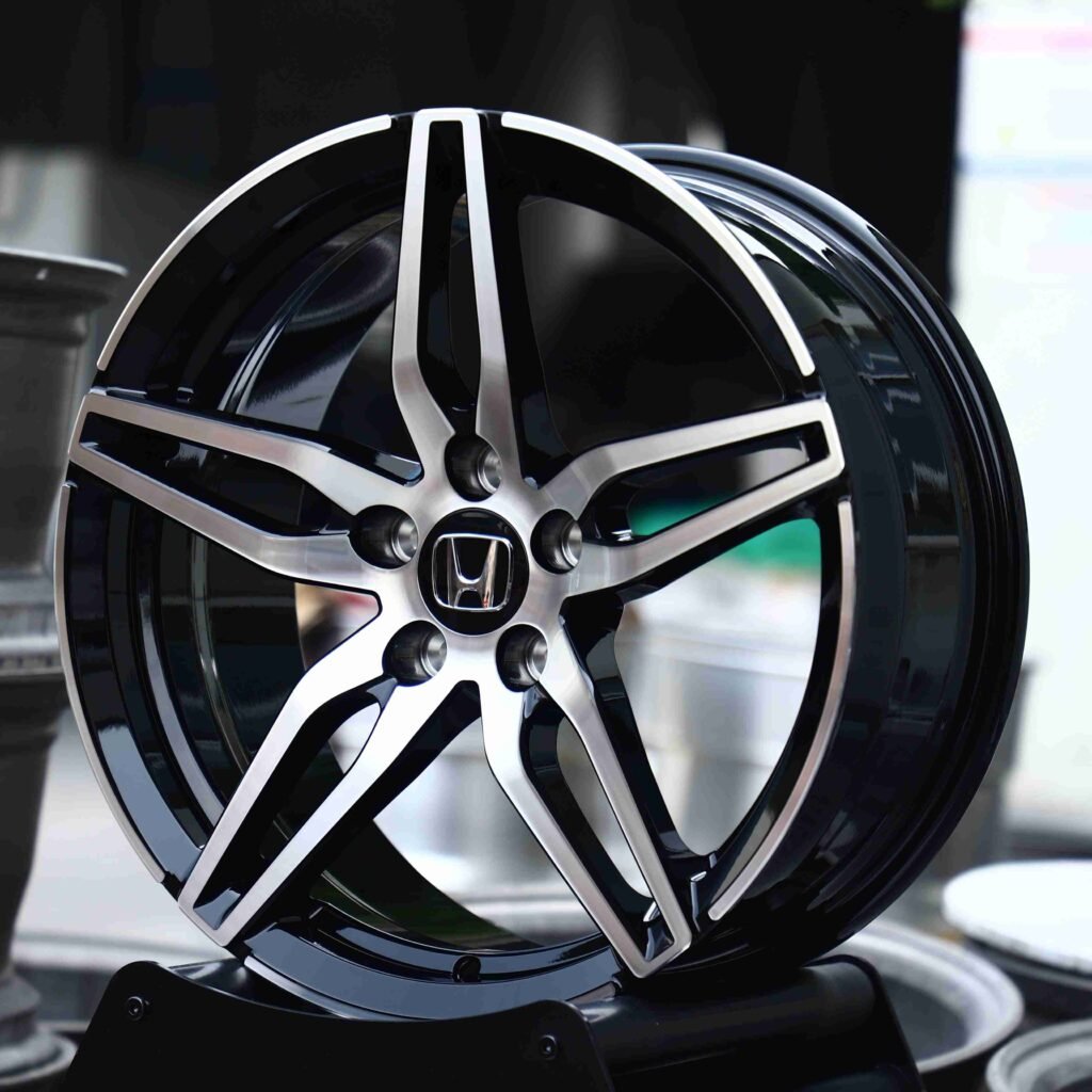 Custom Finish Machined Face Forged Wheels - Honda Civic / Honda Accord Fitment (5-Lug) view 2
