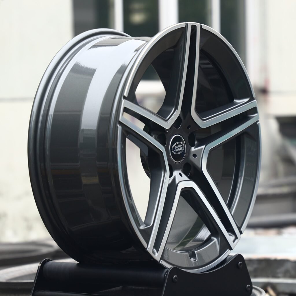 5x120 wheels – Custom Finish Machined Face, side view