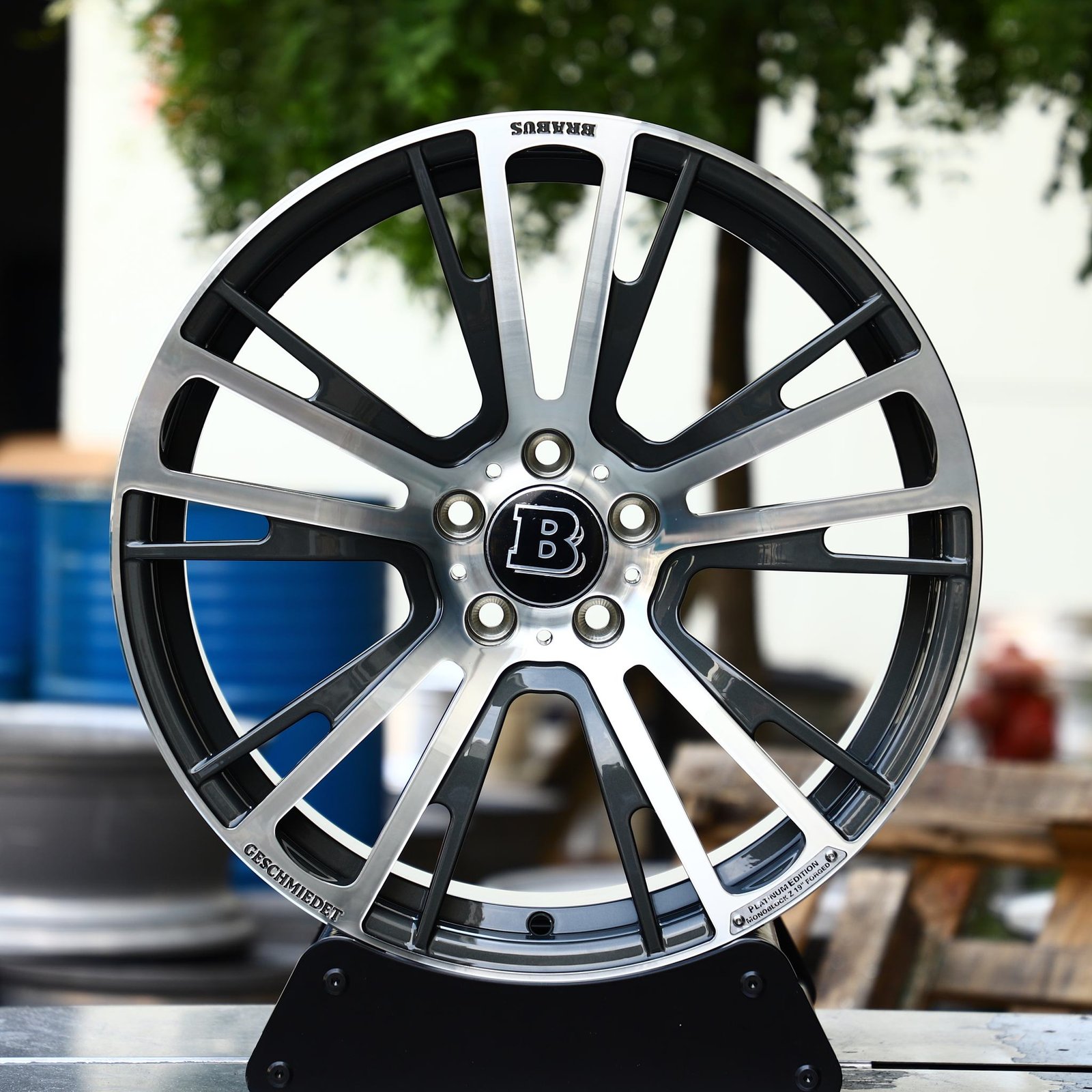 Mercedes-Benz G-Class W463 wheels – Custom Finish Machined Face (Brabus-Style), front view
