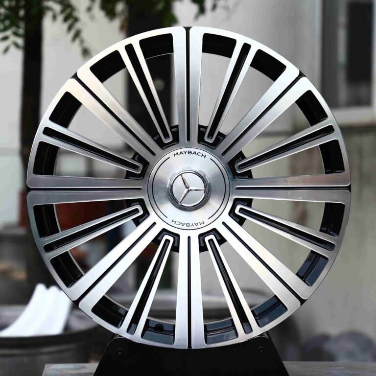 Mercedes-Benz E-Class wheels – Custom Finish Machined Face, front view