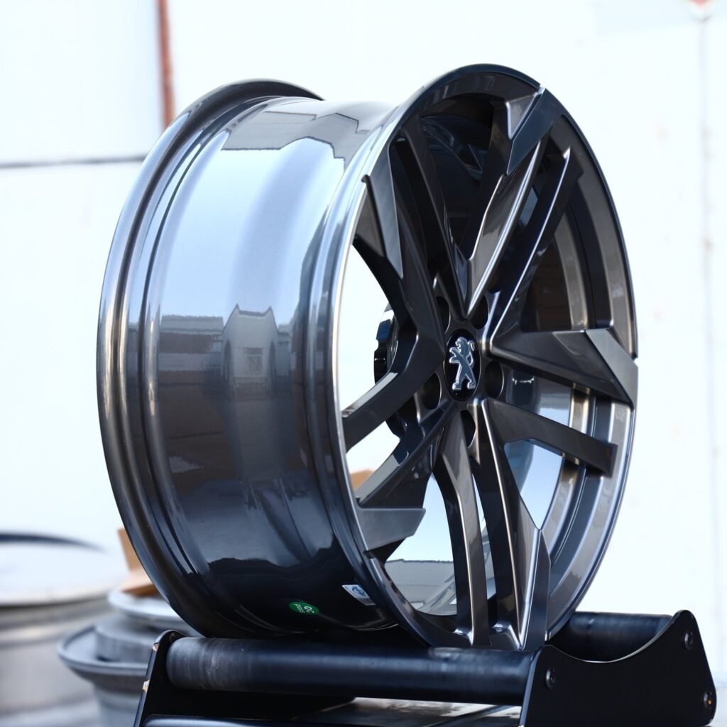 5x108 wheels – Custom Finish Machined Face, side view