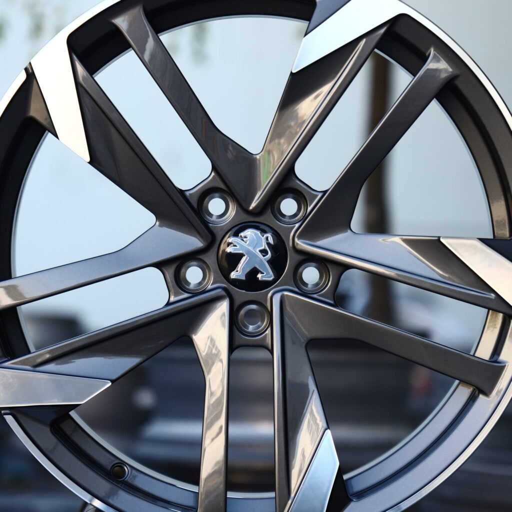 Toyota GR Supra wheels – Custom Finish Machined Face, lip and barrel detail