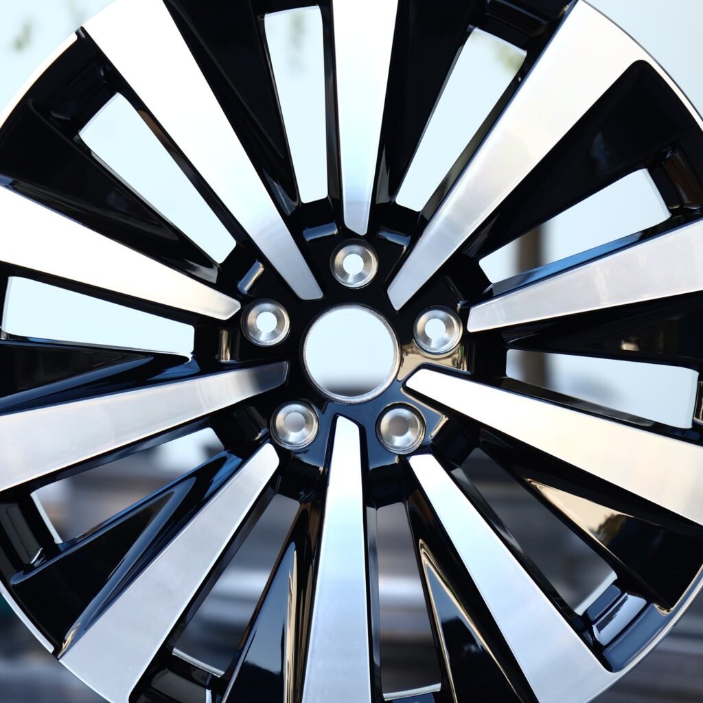 BMW M4 F82 wheels – Custom Finish Machined Face, lip and barrel detail