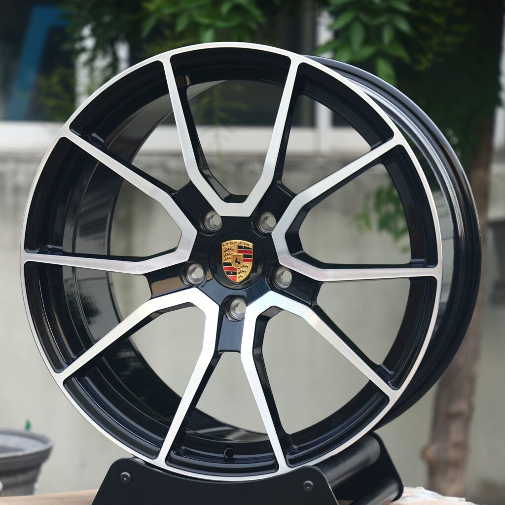 5x130 wheels – Custom Finish Machined Face, side view