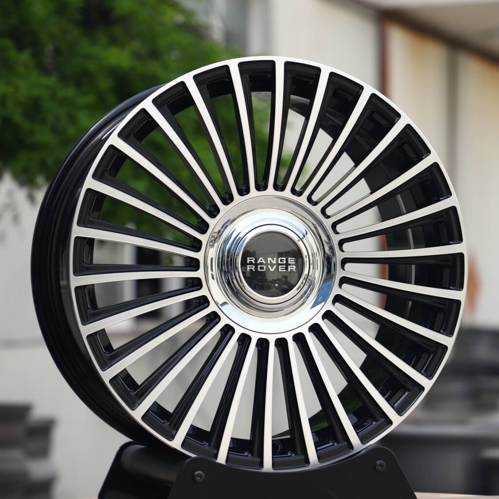 Land Rover Discovery wheels – Custom Finish Machined Face (Land Rover OEM-Style), angled view