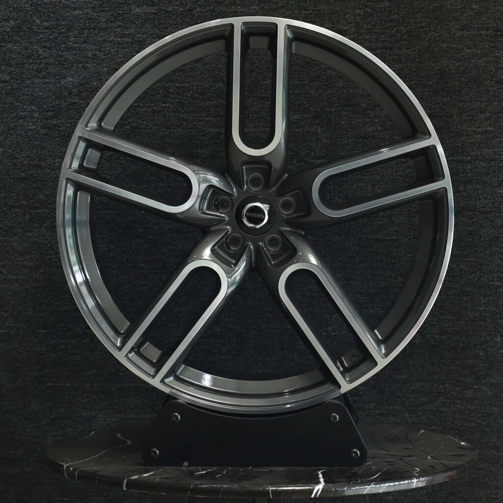 Volvo S60 wheels – Custom Finish Machined Face, front view
