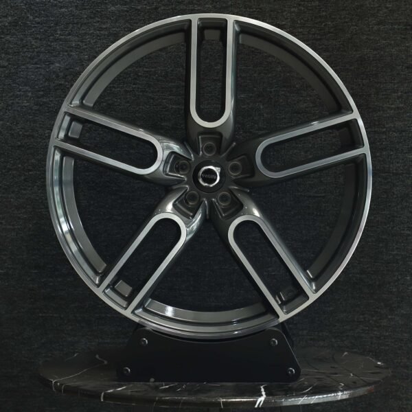 Volvo S60 wheels – Gunmetal Machined Face, front view