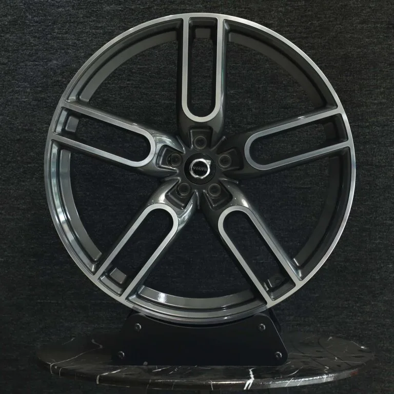Volvo S60 wheels – Custom Finish Machined Face, front view
