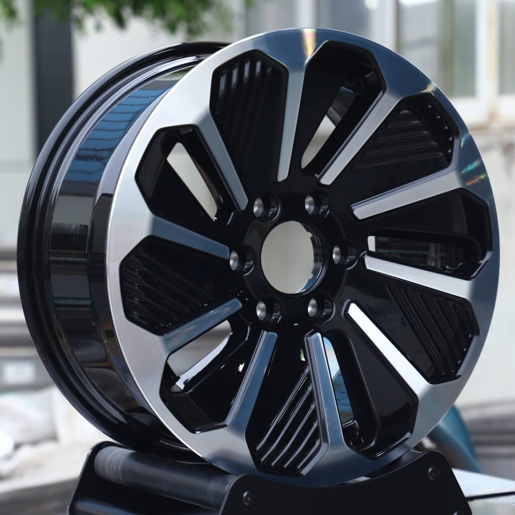 6x139.7 wheels – Custom Finish Machined Face, side view