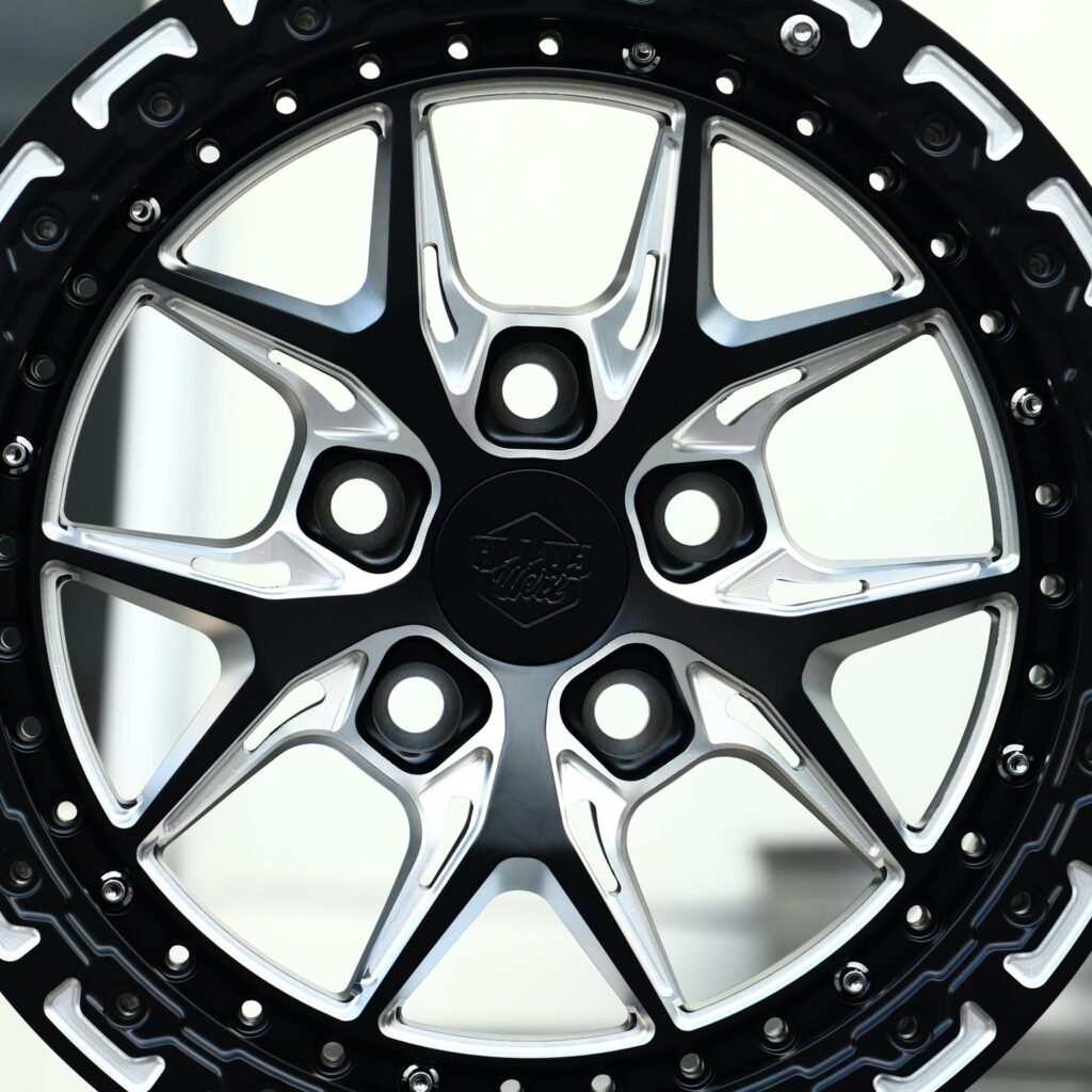 6x139.7 wheels – Custom Finish Milled Racing, side view
