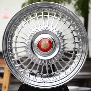 Porsche 911 / BMW M3 Forged Wheels – Polished Wire Mesh Deep Lip