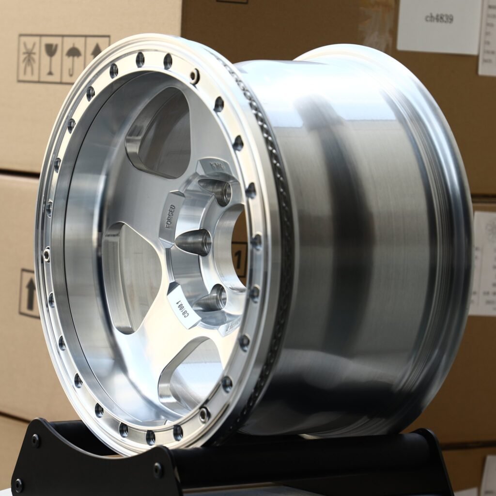 6x139.7 wheels – Custom Finish 5-Spoke, side view