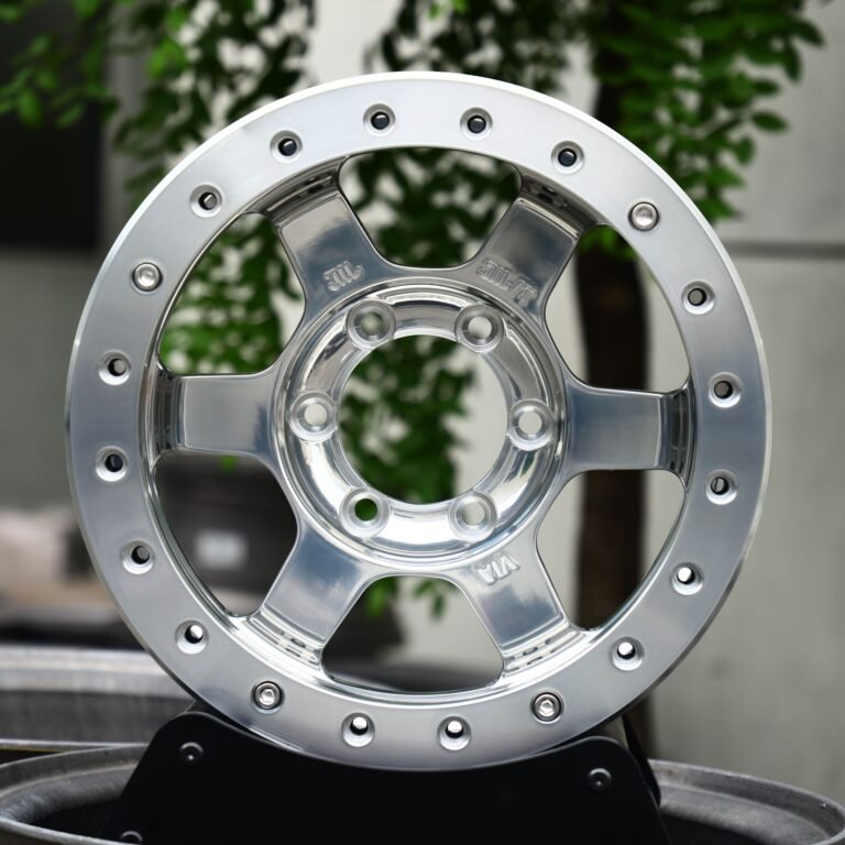 Toyota 4Runner wheels – Custom Finish 6-Spoke, front view