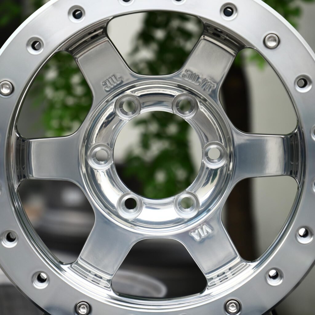 6x139.7 wheels – Custom Finish 6-Spoke, side view