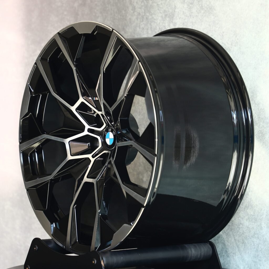 5x120 wheels – Custom Finish Petal Machined Face, side view