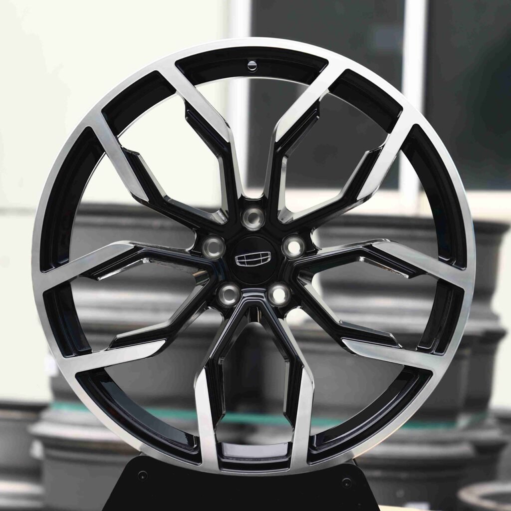 Custom Finish Petal Machined Face Forged Wheels - Geely Xingyue / Geely Emgrand Fitment (5-Lug) Monoblock forged wheel