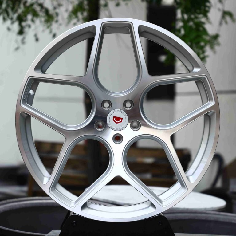 Porsche 911 wheels – Custom Finish Petal Machined Face, front view