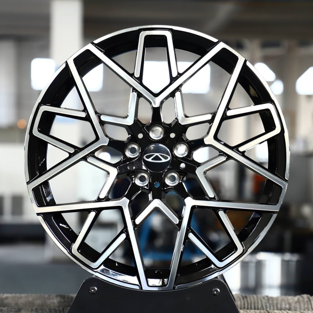 Volkswagen Passat wheels – Custom Finish Petal Machined Face, front view