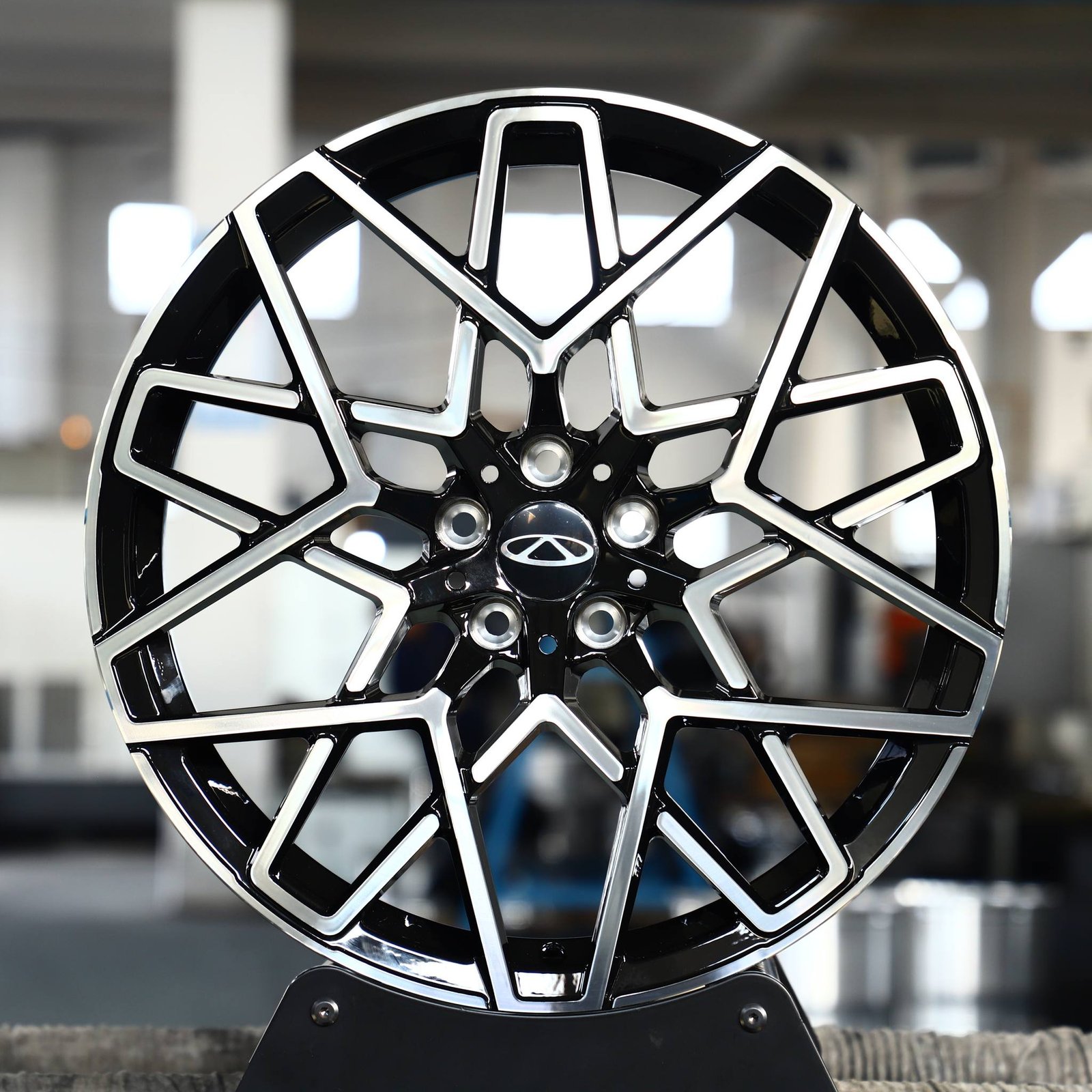 Volkswagen Passat wheels – Custom Finish Petal Machined Face, front view