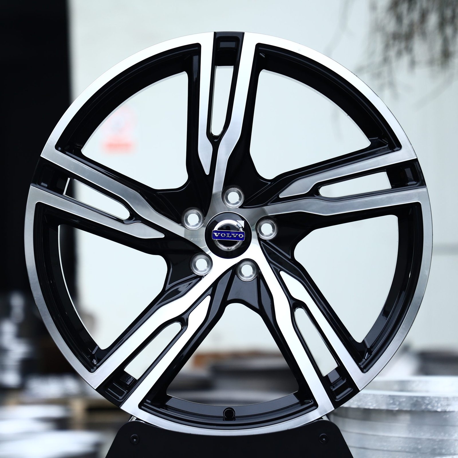 Porsche 911 wheels – Custom Finish Split Machined Face, front view