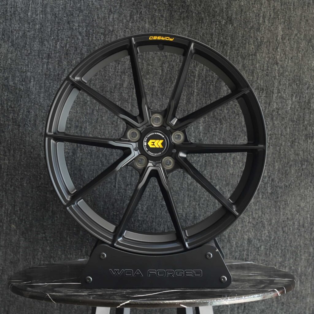 BMW M3 wheels – ECC Gloss Black 5 V-Spoke, front view