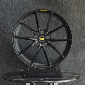 ECC Gloss Black 5 V-Spoke Forged Wheels - BMW M3 / Audi RS5 Fitment (5-Lug)