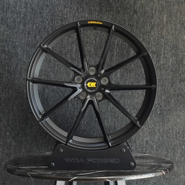 BMW M3 wheels – ECC Gloss Black 5 V-Spoke, front view