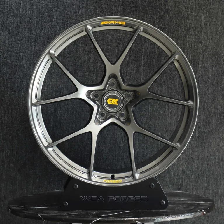 ECC Metallic Gray 5 Y-Spoke Forged Wheels – Mercedes-Benz E-Class / Mercedes-Benz S-Class, front view