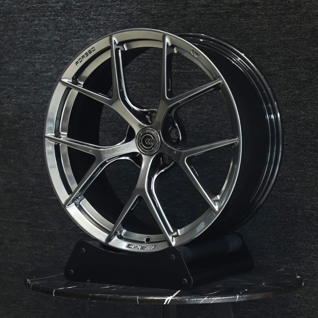 5x130 wheels – ECC Metallic Gray 5 Y-Spoke, side view