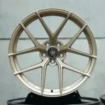 Edelweiss-Style Champagne 5 Split-Spoke Forged Wheels – BMW M2 G87 / M3 G80 Fitment (5-Lug)