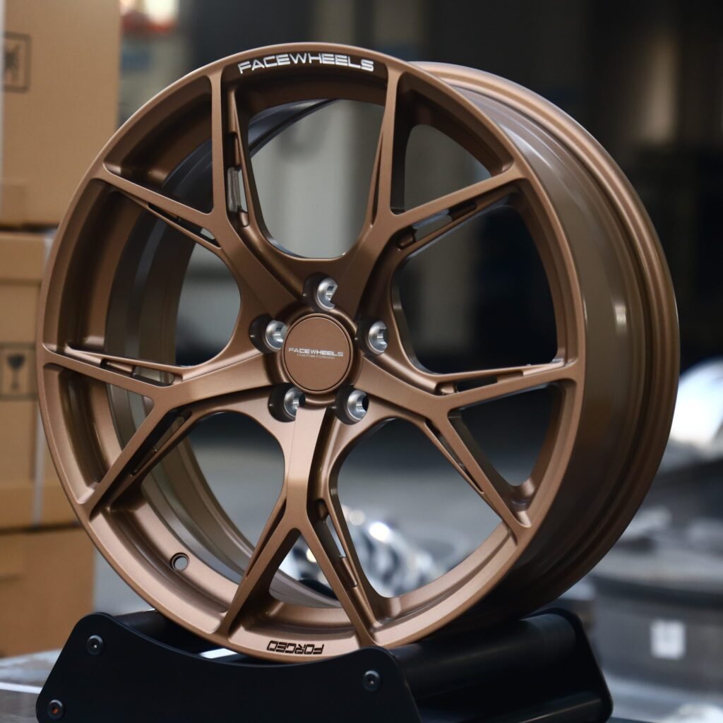 BMW M3 wheels – FACE Bronze 5 Y-Spoke, angled view