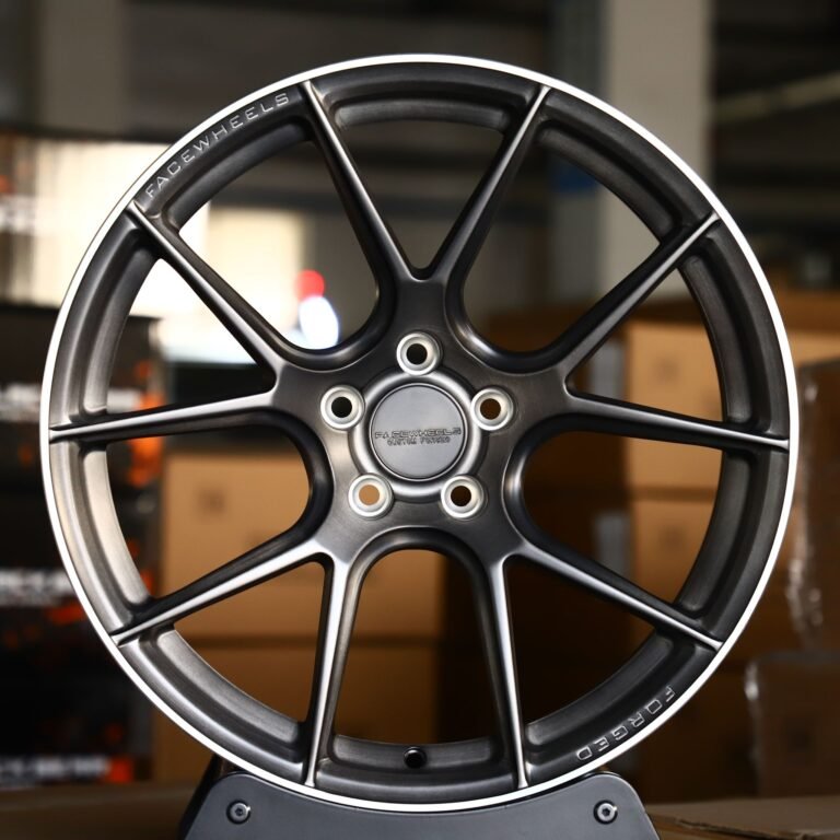 Porsche 911 wheels – FACE Transparent Black 5 Y-Spoke, front view