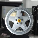 Ferrari 488 / F8 Forged Wheels – Bright Silver 5-Spoke Deep Lip
