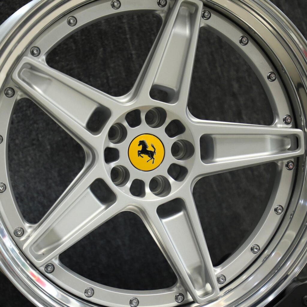 5x114.3 wheels – Custom Finish 2-Piece 5-Star Spoke, side view