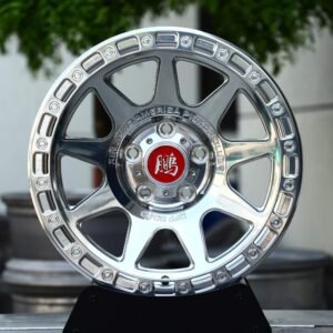 Ford F-150 / Silverado 1500 Off-Road Forged Wheels – Mirror Polished Split-Spoke Beadlock (6-Lug)