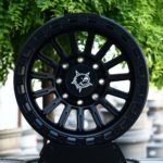 Ford F-250 Super Duty / Silverado HD Off-Road Forged Wheels – Matte Black 16-Spoke Beadlock (8-Lug)