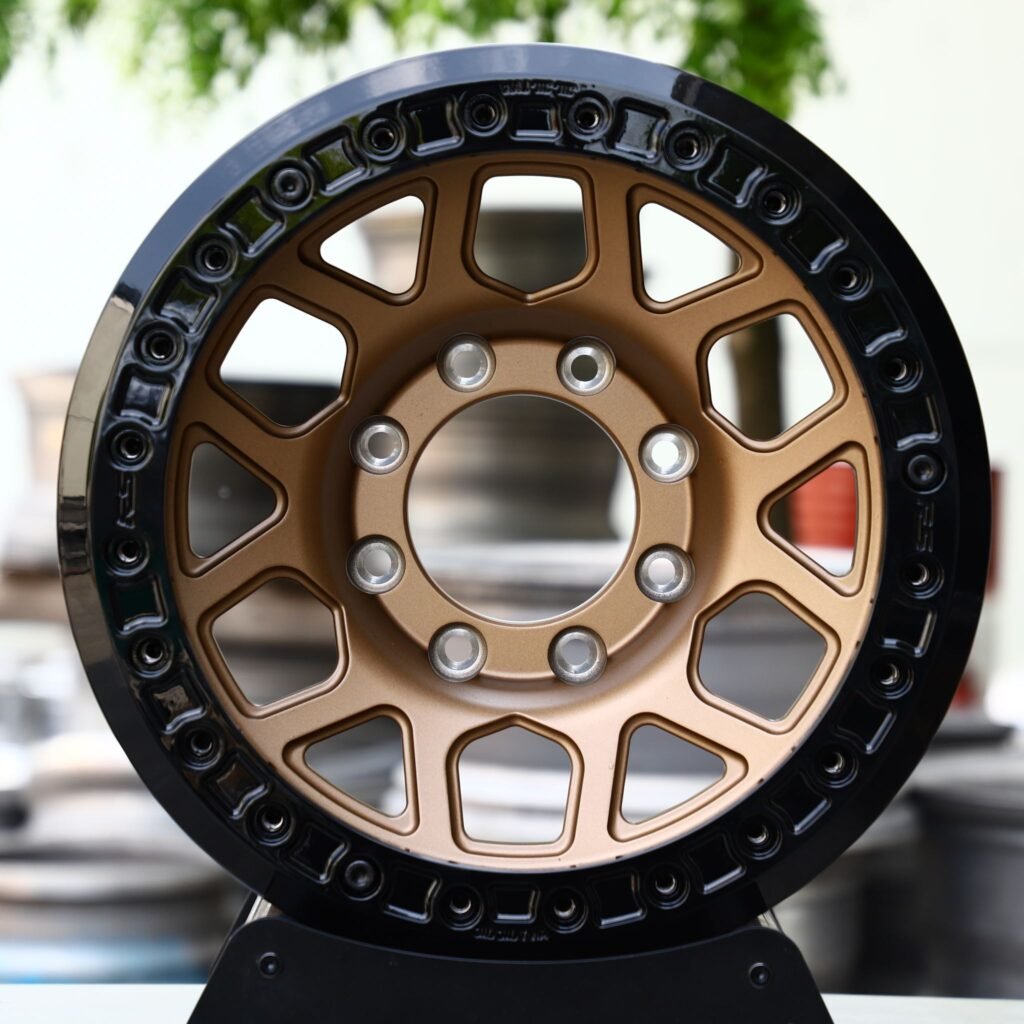 Матовые бронзовые кованые бедлок-диски для Ford F-250 Super Duty и Chevrolet Silverado HD, 10 спиц — ANK-79207