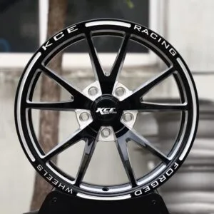 Ford Mustang / Corvette C7 Forged Wheels – Gloss Black Machined 10-Spoke (5-Lug)