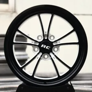 Ford Mustang / Corvette C7 Forged Wheels – Gloss Black / Mirror Milled 10-Spoke (5-Lug)