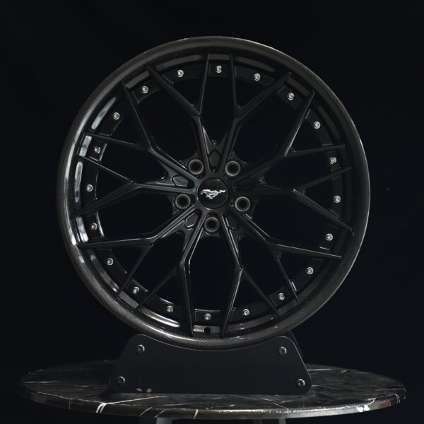 Ford Mustang OEM-Style Custom Finish 2-Piece Forged Wheels – Ford Mustang / Explorer, front view