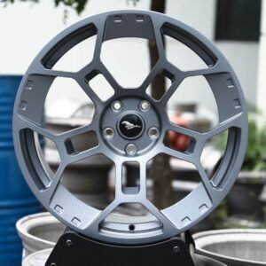 Ford Mustang Style Light Gunmetal / Gray 5 Y-Spoke Forged Wheels – Ford Mustang / Chevrolet Corvette Fitment (5-Lug)