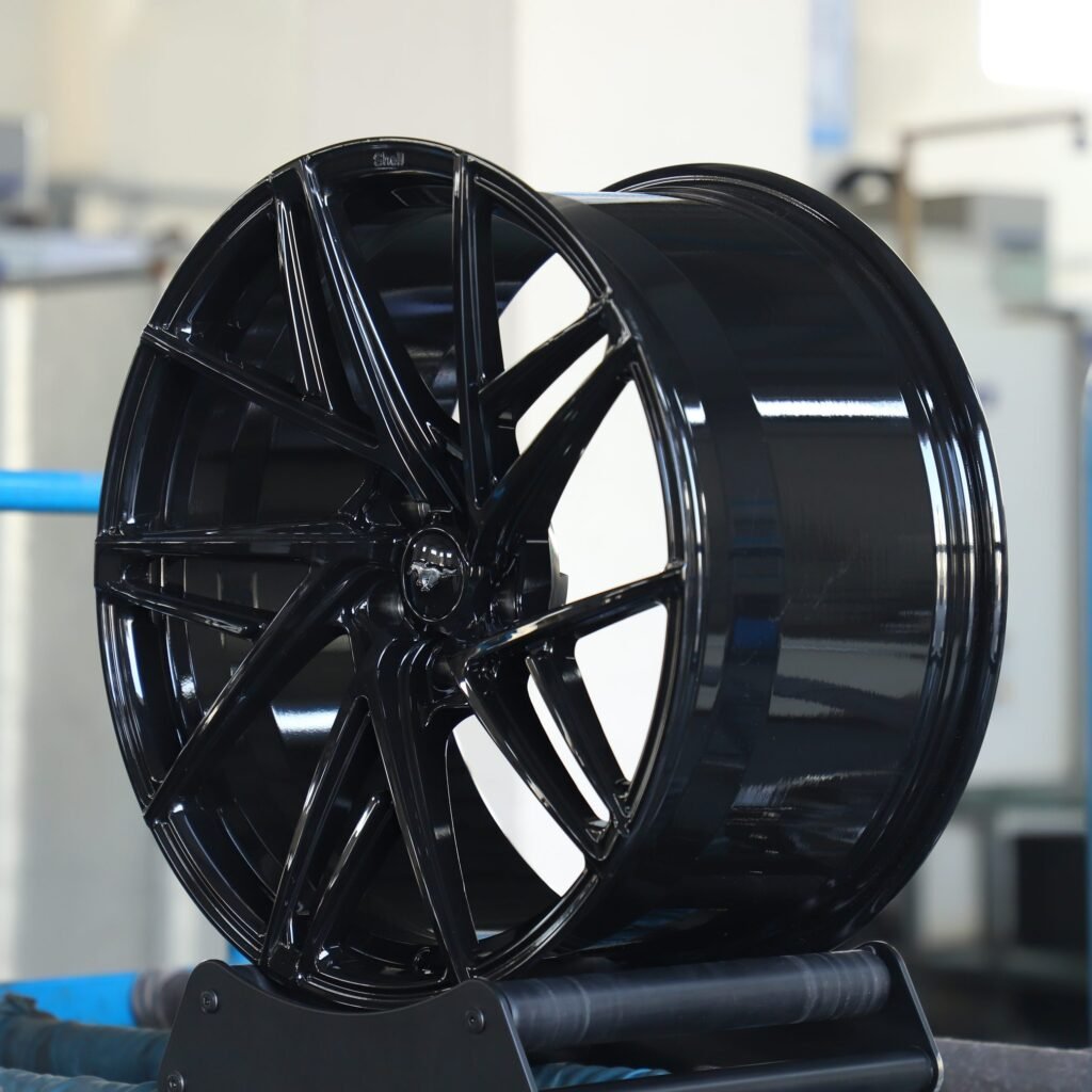 Ford Mustang Style Matte Silver 5 W-Spoke Forged Wheels - Ford Mustang / Ford Explorer Fitment (5-Lug) view 4