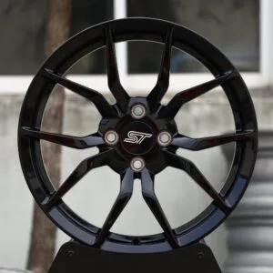 Ford ST OEM-Style Gloss Black 10 Y-Spoke Forged Wheels – Ford Focus ST Fitment (5-Lug)