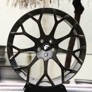 Forgiato Transparent Black / Gray Brushed Forged Wheels – Lamborghini Urus / Land Rover Range Rover Fitment (5-Lug)