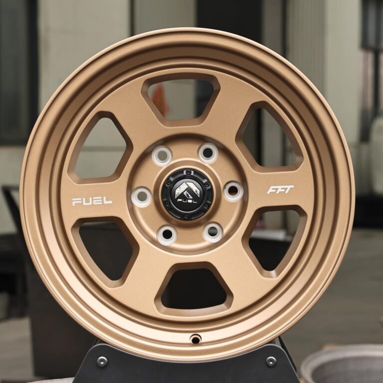 Toyota 4Runner wheels – Fuel Bronze 6-Spoke Deep Lip, front view