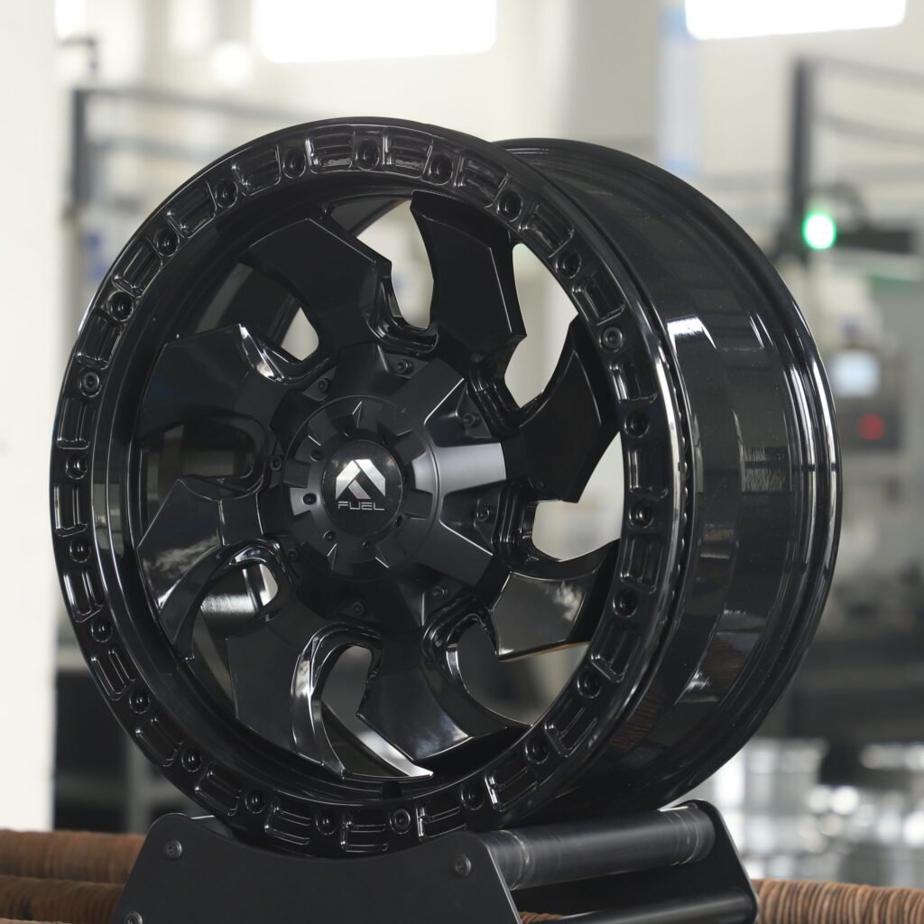 6x139.7 wheels – Fuel Custom Finish Directional Beadlock, side view