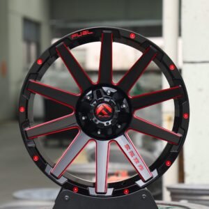 Fuel Milled Bright Silver 6-Spoke Off-Road Forged Wheels – Ford F-150 / Chevrolet Silverado Fitment (6-Lug)