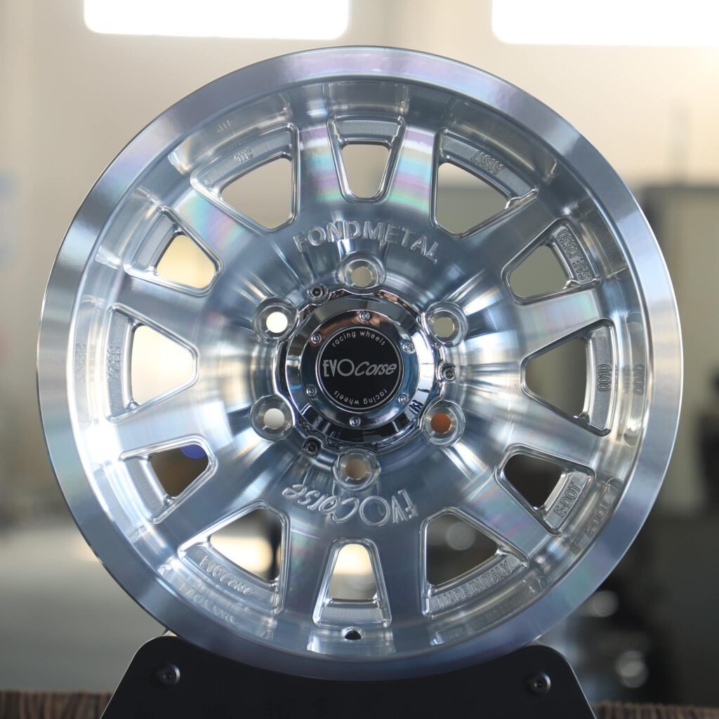 Toyota 4Runner wheels – FVO Corse Custom Finish Deep Lip, front view