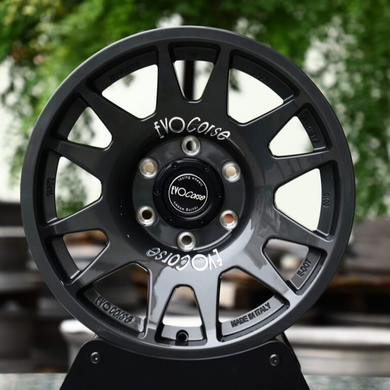 Toyota 4Runner wheels – FVO Corse Gloss Gunmetal Custom, front view